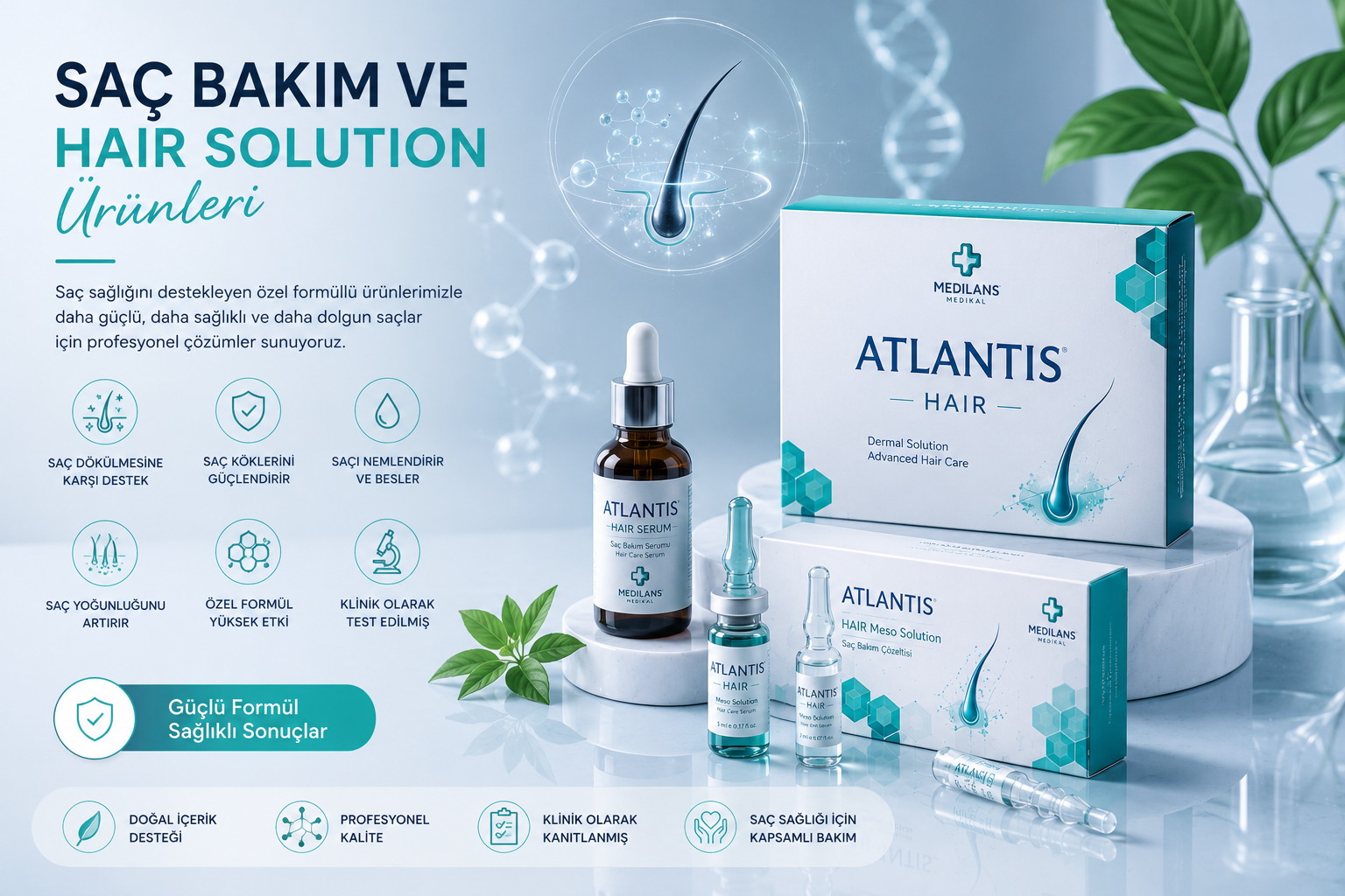 Saç Bakım ve Hair Solution Ürünleri